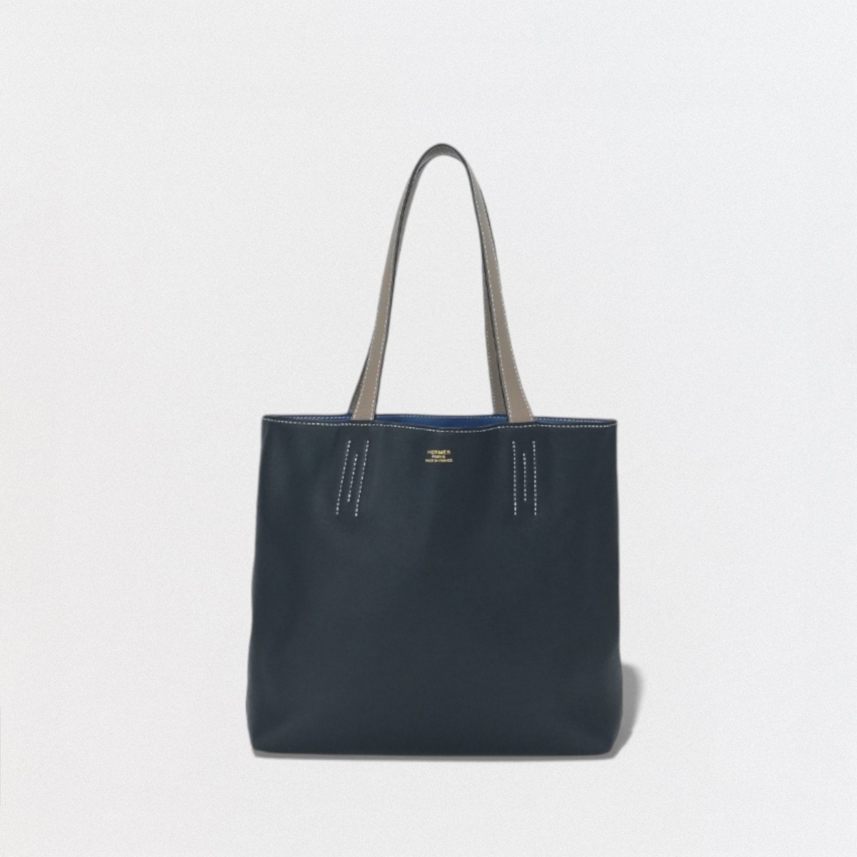 エルメス HERMES ドゥブルセンス28 ドゥブルセンス 28 ドゥブルサンス28 バッグ トートバッグ スイフト エトゥープ Etoupe ノワール Noir アズール Azur グレー Gray ブラック Black ブルー Blue 黒 青