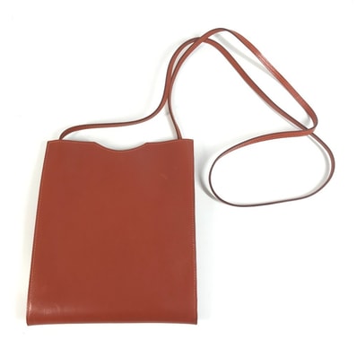エルメス HERMES オニメトゥ ヴィンテージ カバン バッグ 斜め掛け ポシェット ショルダーバッグ レザー ブラウン