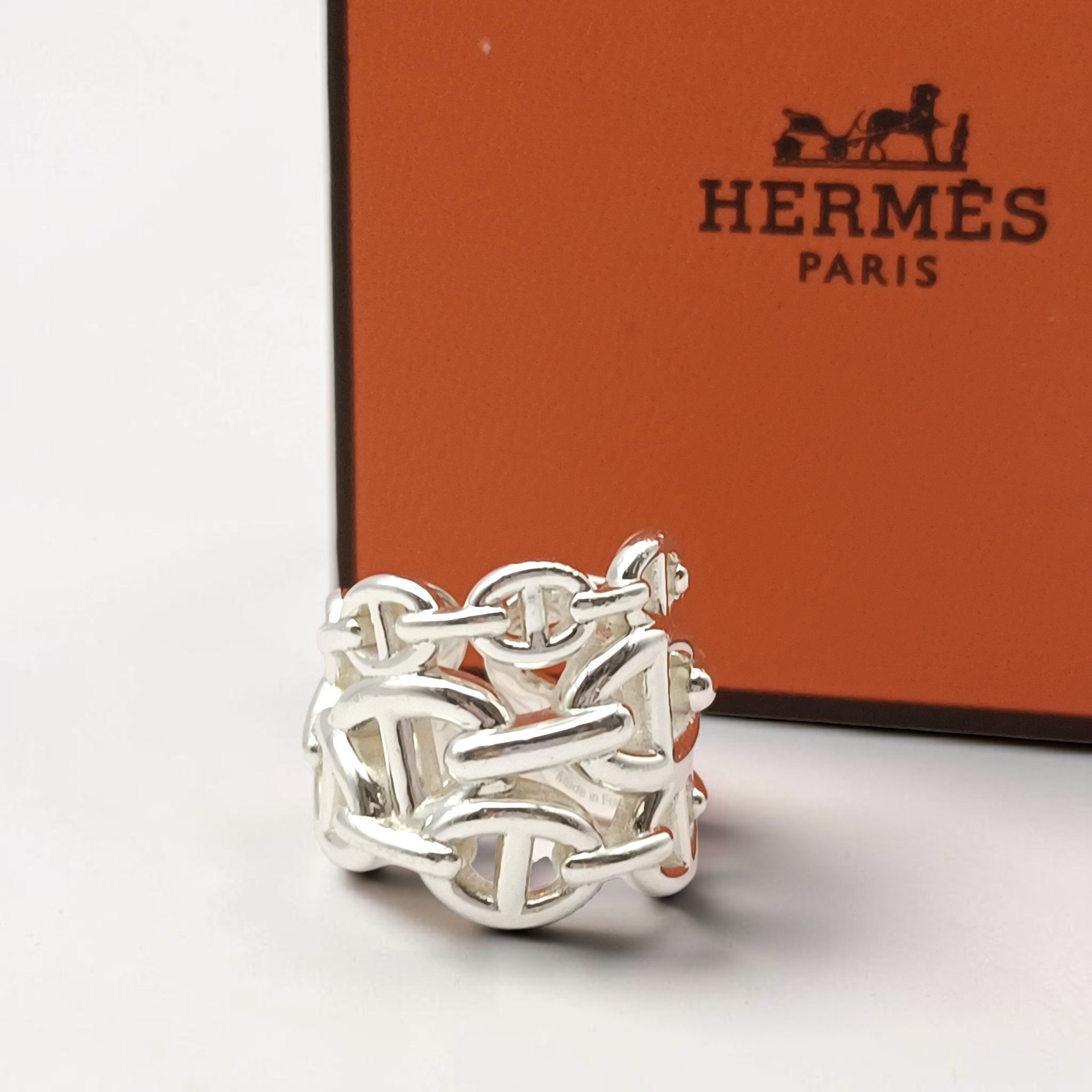 エルメス エケストル マネークリップ メタル レディース HERMES 【234-39571】 C (やや傷や汚れあり)】エルメス エケストル マネークリップ シルバー