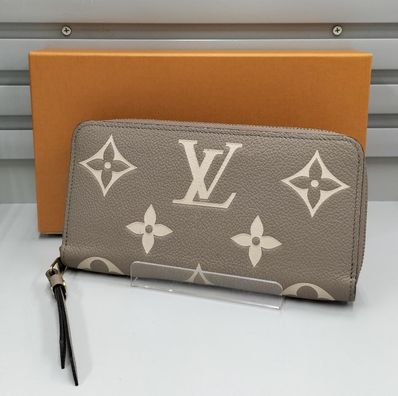 Louis Vuitton Zippy Wallet Bicolor Monogram Empreinte "Turtledove"