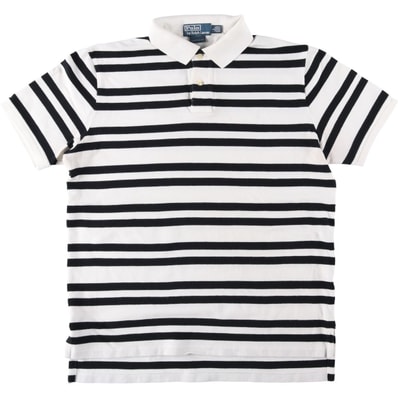 古着 ラルフローレン Ralph Lauren POLO by Ralph Lauren CUSTOM FIT 半袖 ボーダー ポロシャツ メンズL相当/eaa644683