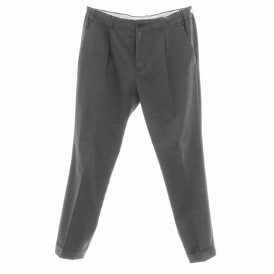 【中古】ビームス BEAMS ポリエステルレーヨンポリウレタン イージースラックスパンツ グレー【サイズM】【メンズ】