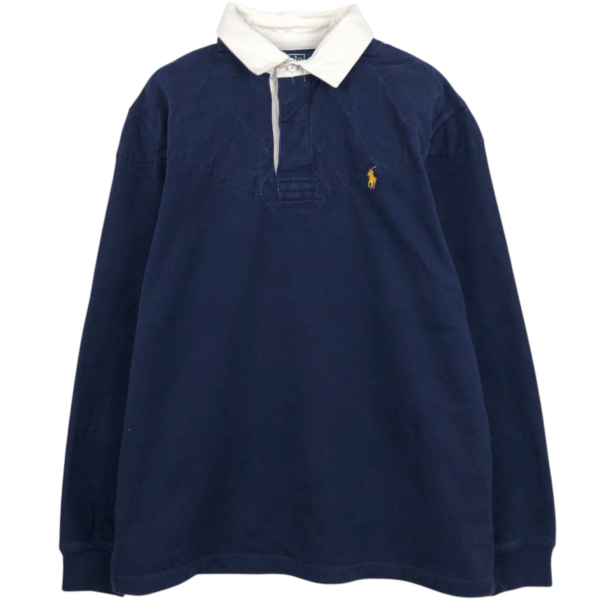 古着 ラルフローレン Ralph Lauren POLO by Ralph Lauren CUSTOM FIT 長袖 ラガーシャツ メンズL相当/eaa668827