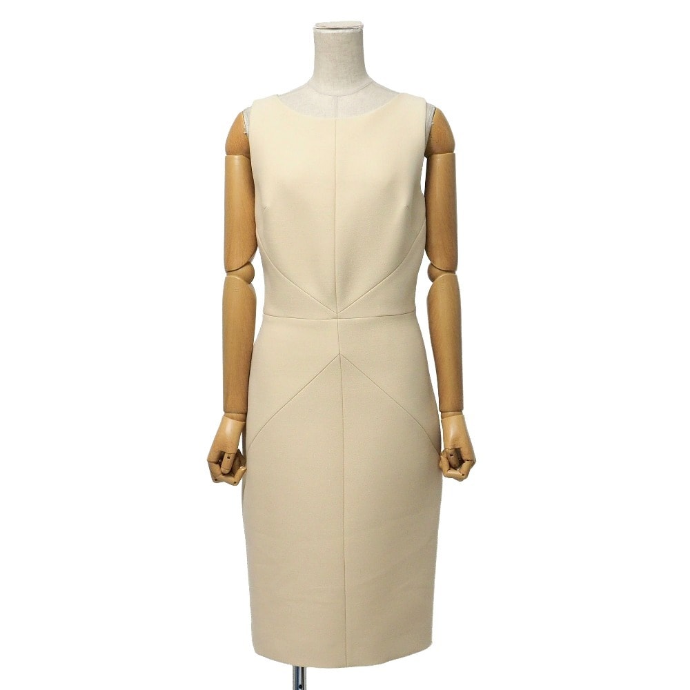 ■美品■Christian Dior クリスチャンディオール ワンピース サイズ40 ノースリーブ シルク混  ブランド古着【中古】20260629/RA9994