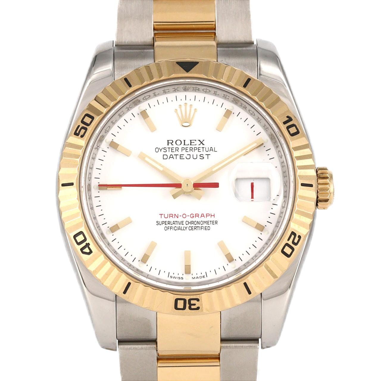 ロレックス ターノグラフ 116263・3 SSxYG 自動巻 F番