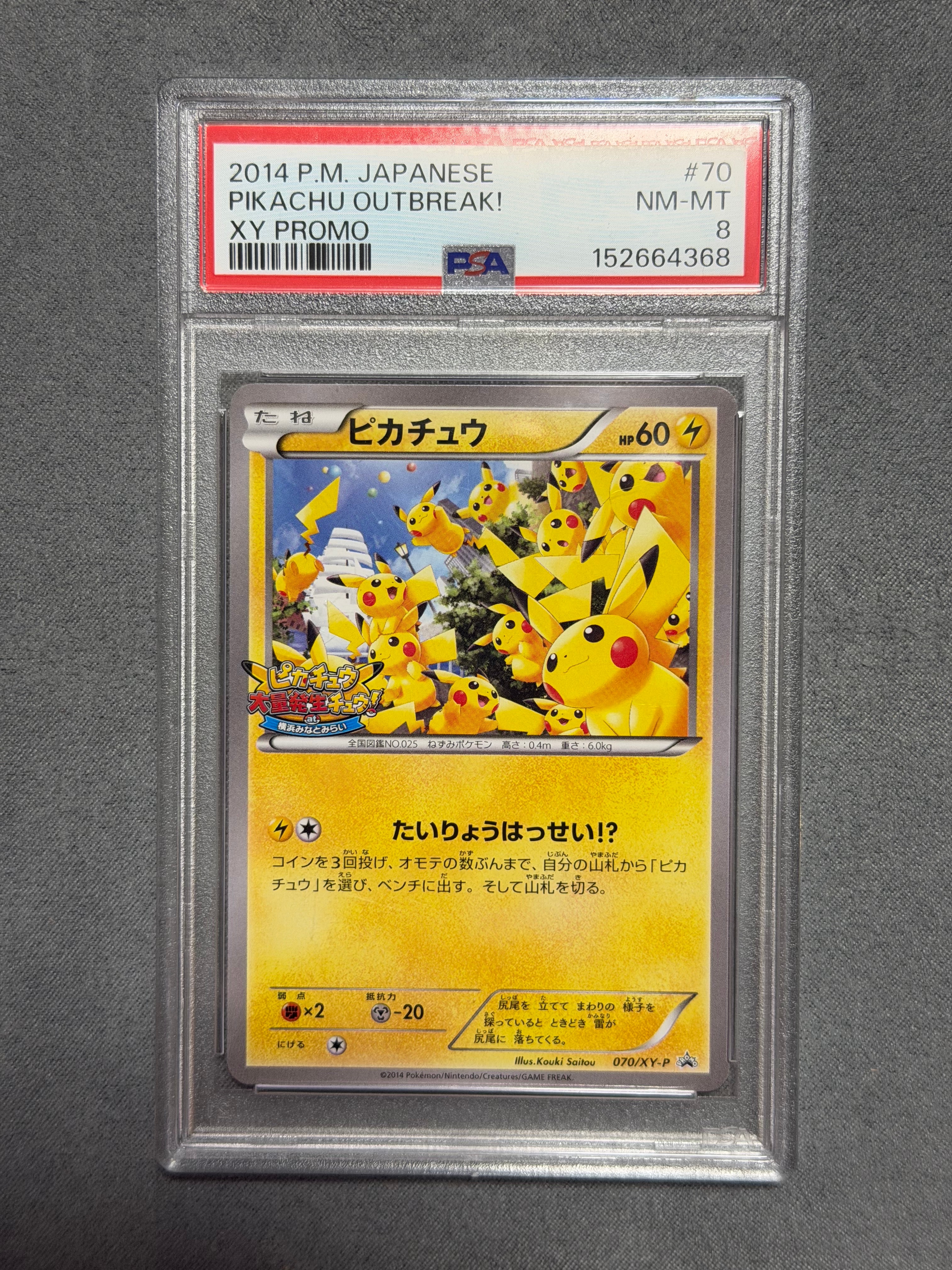 ピカチュウ: プロモ (開封済) [XY-P 070/XY-P](プロモーションカード「XY-P」)