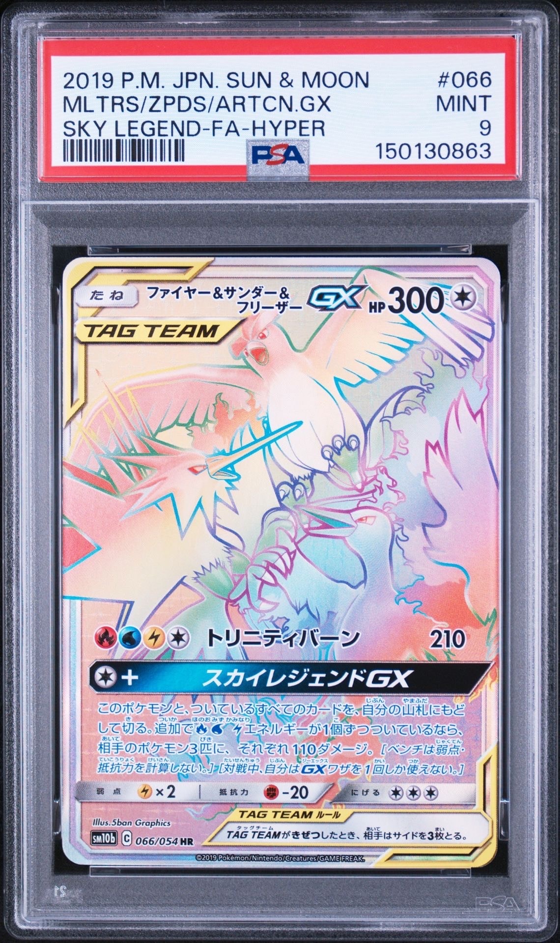 ファイヤー&サンダー&フリーザーGX HR[SM10b 066/054](強化拡張パック
