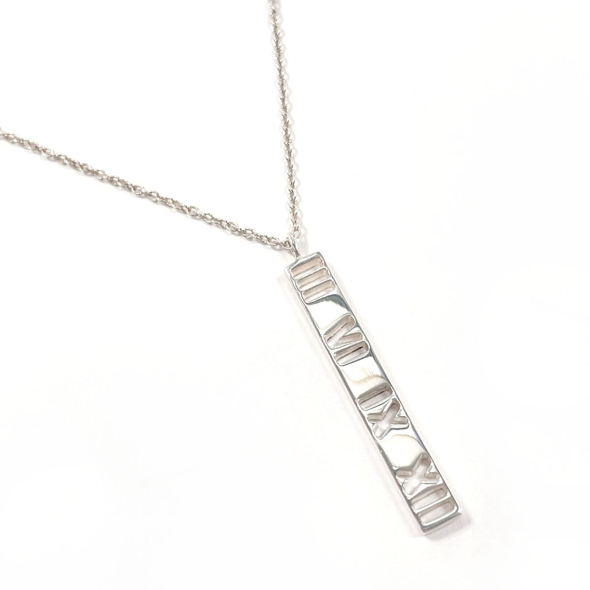 ティファニー ネックレス アトラス バー   シルバー