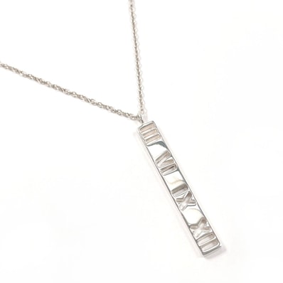 ティファニー ネックレス アトラス バー シルバー
