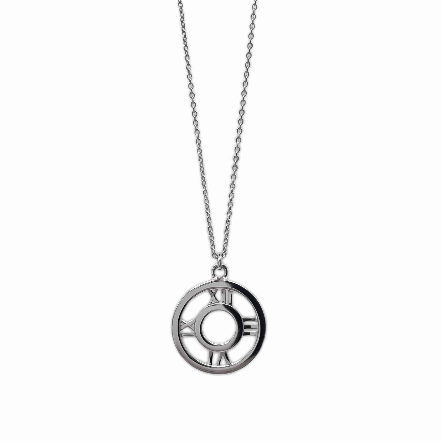 TIFFANY&Co. ティファニー オープンアトラス サークル ネックレス
 ペンダント SV925 シルバー 新品仕上済 レディース
 【中古】