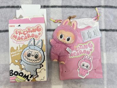 POP MART THE MONSTERS (LABUBU) Exciting Macaron Plush Series LYCHEE BERRY