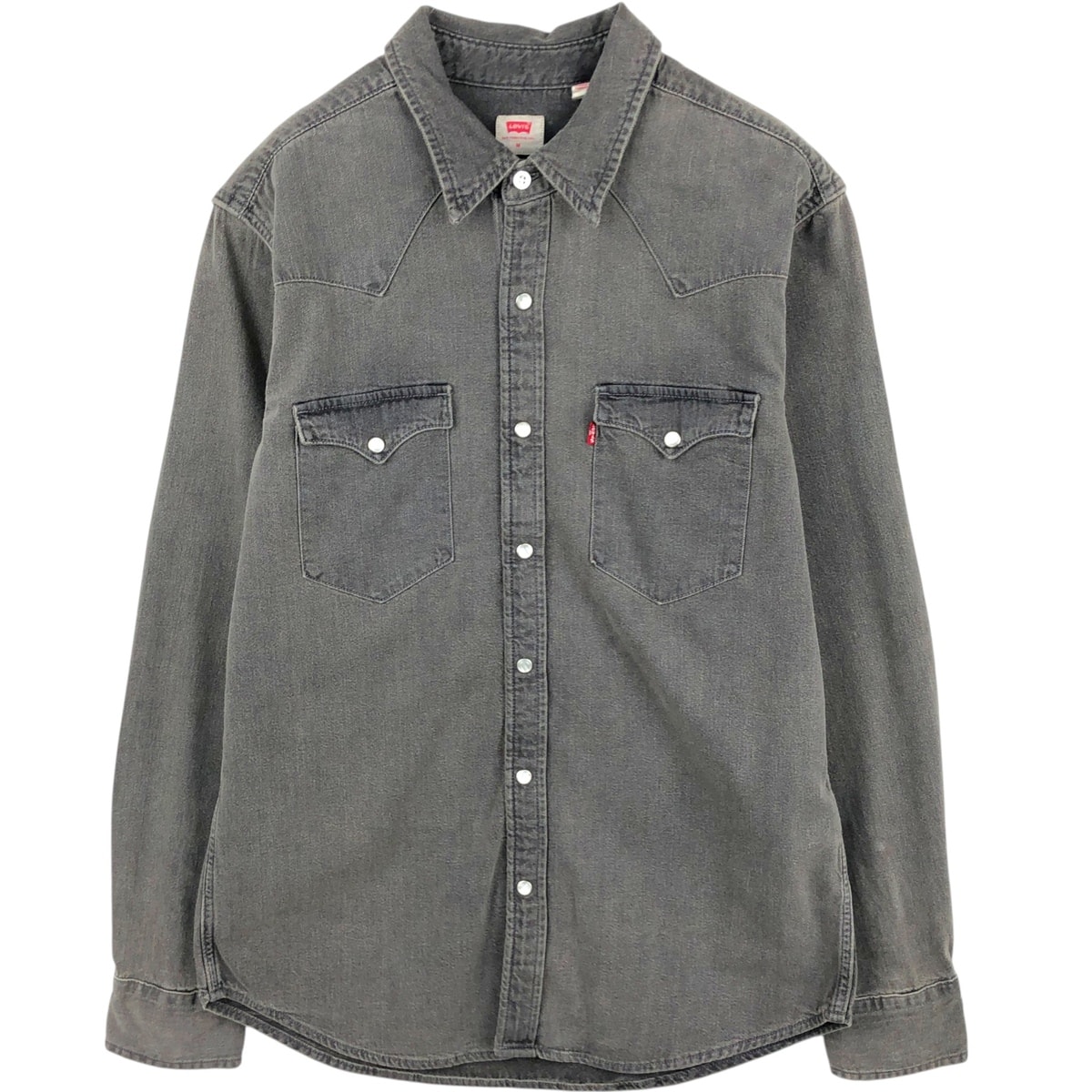 古着 リーバイス Levi's STANDARD 長袖 デニムウエスタンシャツ メンズM相当/eaa676390