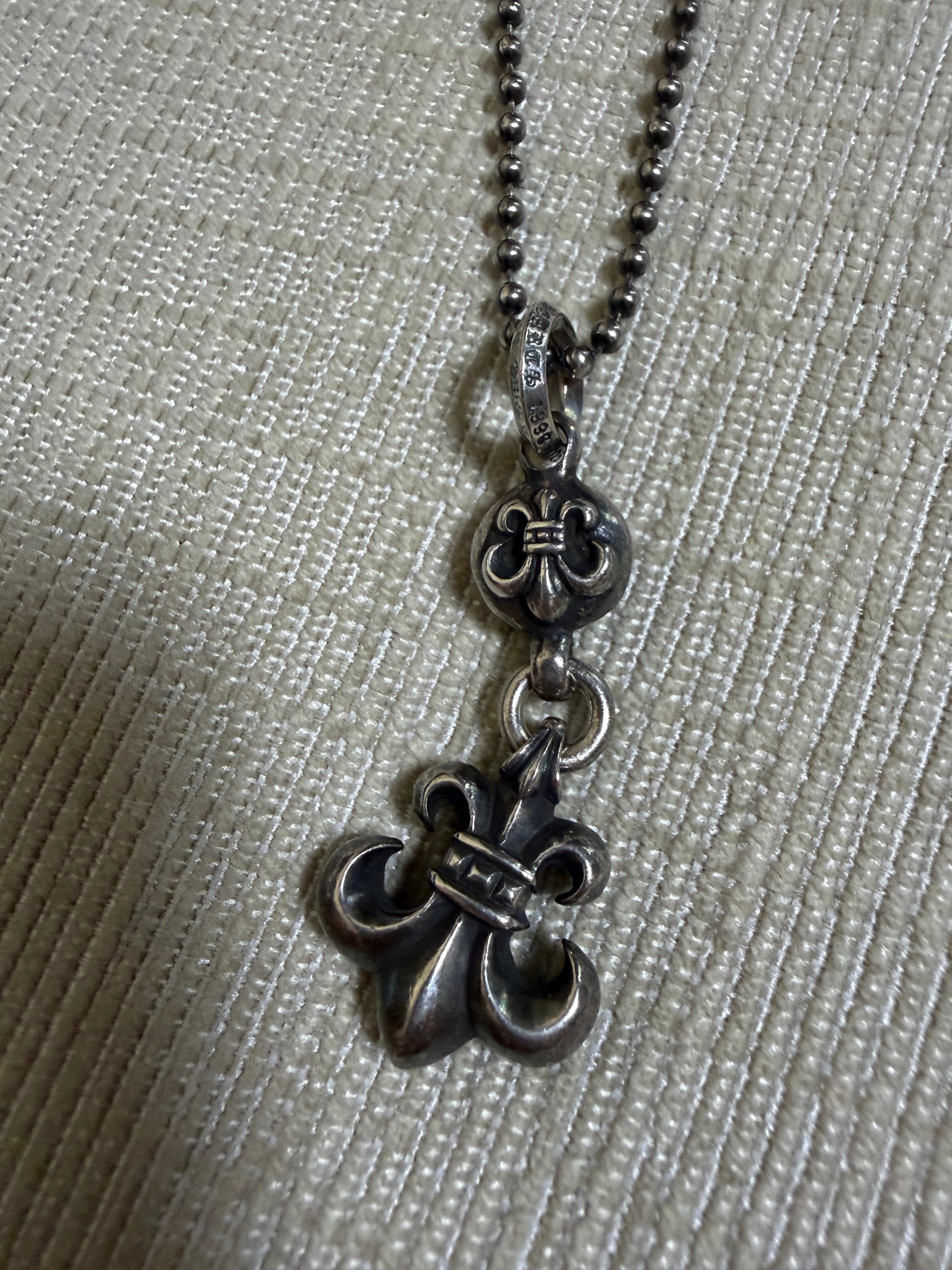 Chrome Hearts 1 Ball BS Flare Charm "Silver"