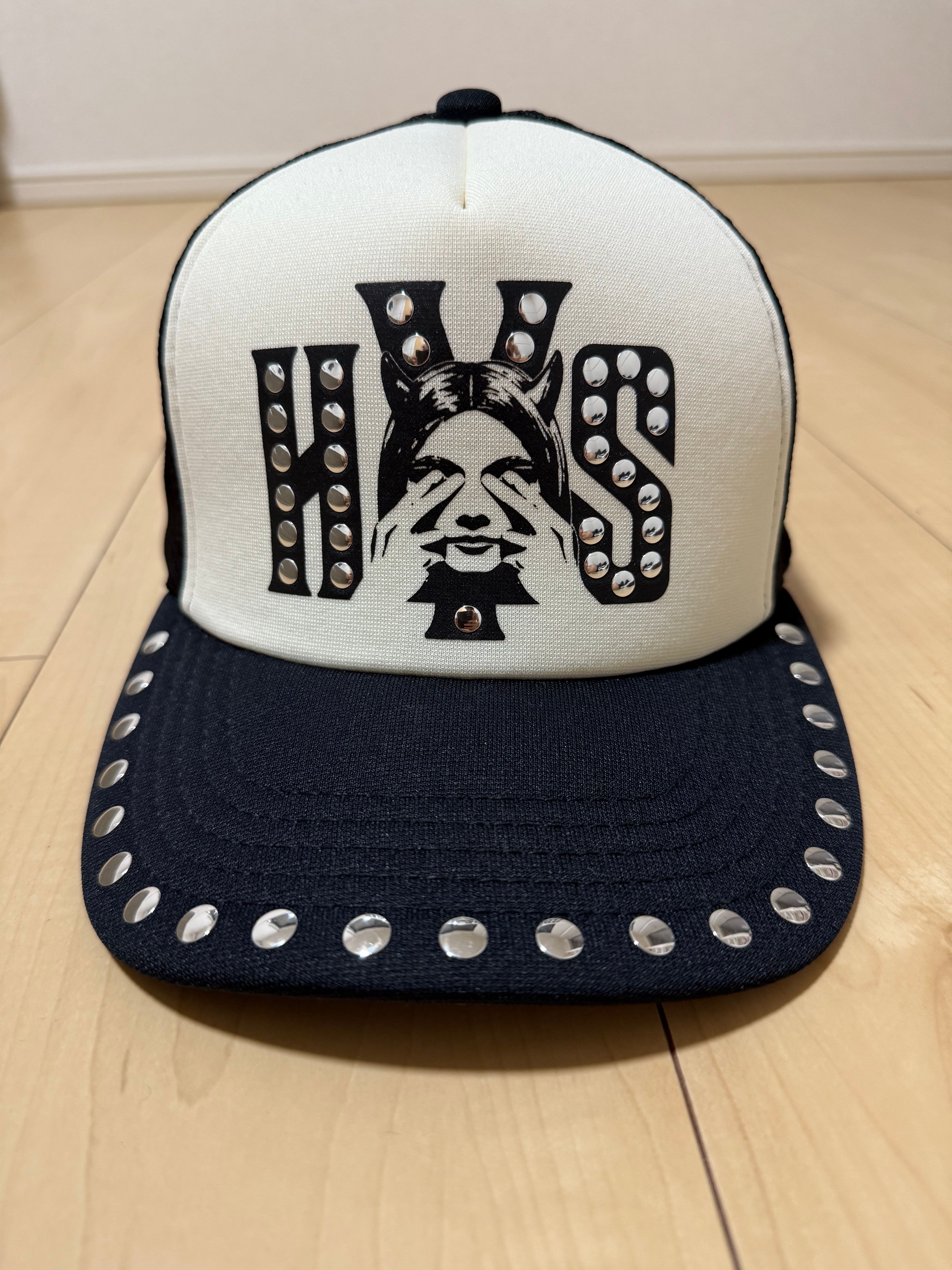 HYSTERIC GLAMOUR See No Evil Studded Mesh Cap 