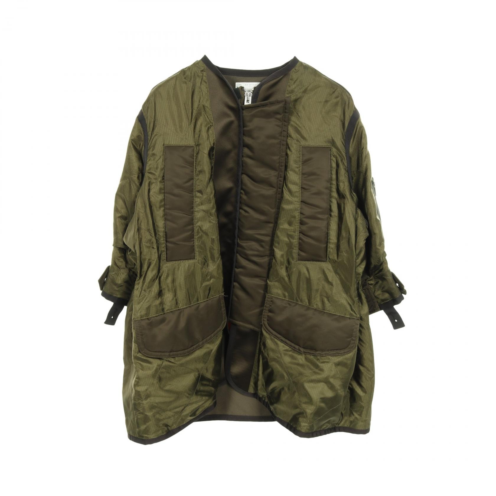 サカイ Sacai ブルゾン 衣料品 アウター ナイロン レディース カーキ系 【中古】