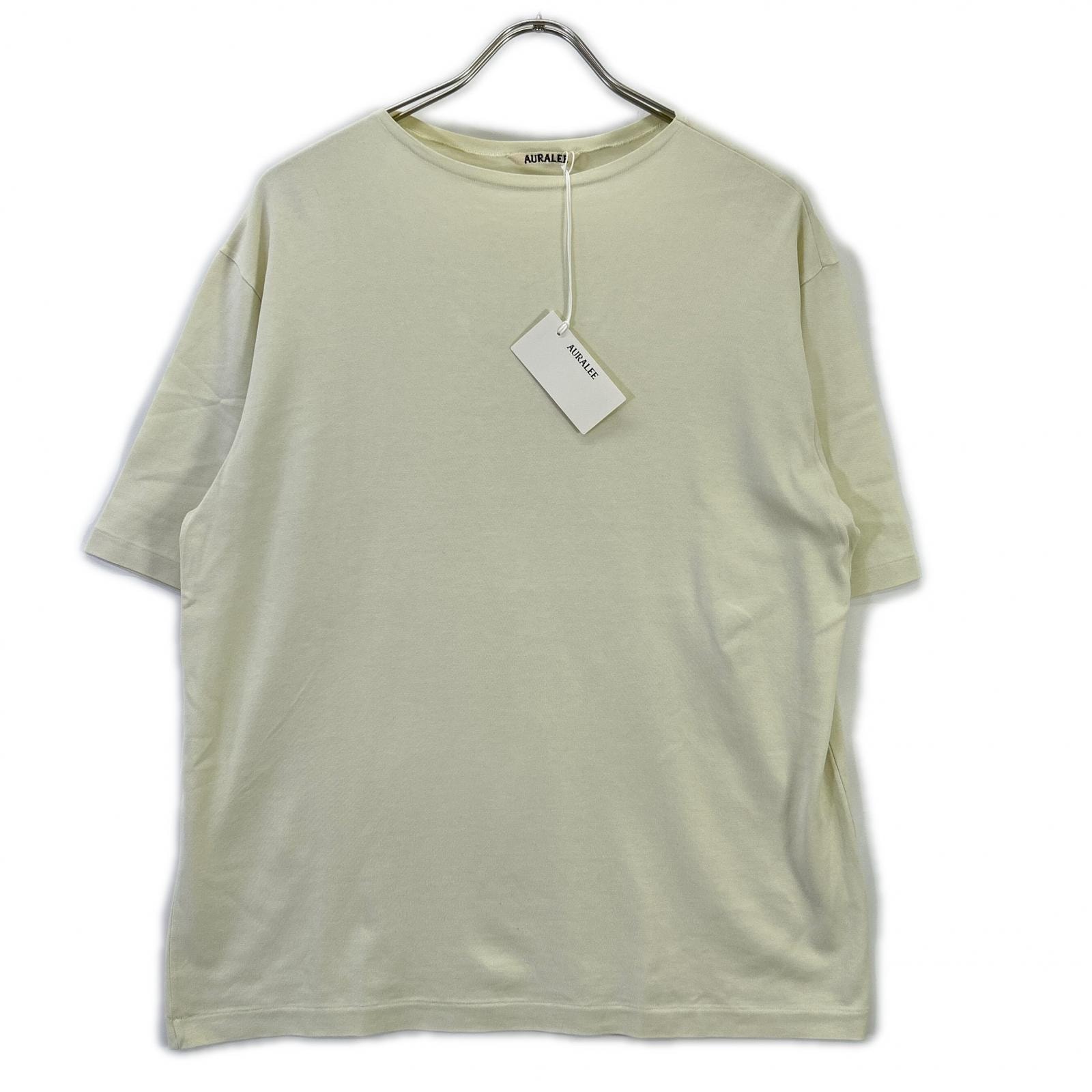 オーラリー A00P04GT LUSTER PLAITING BOAT NECK TEE 3