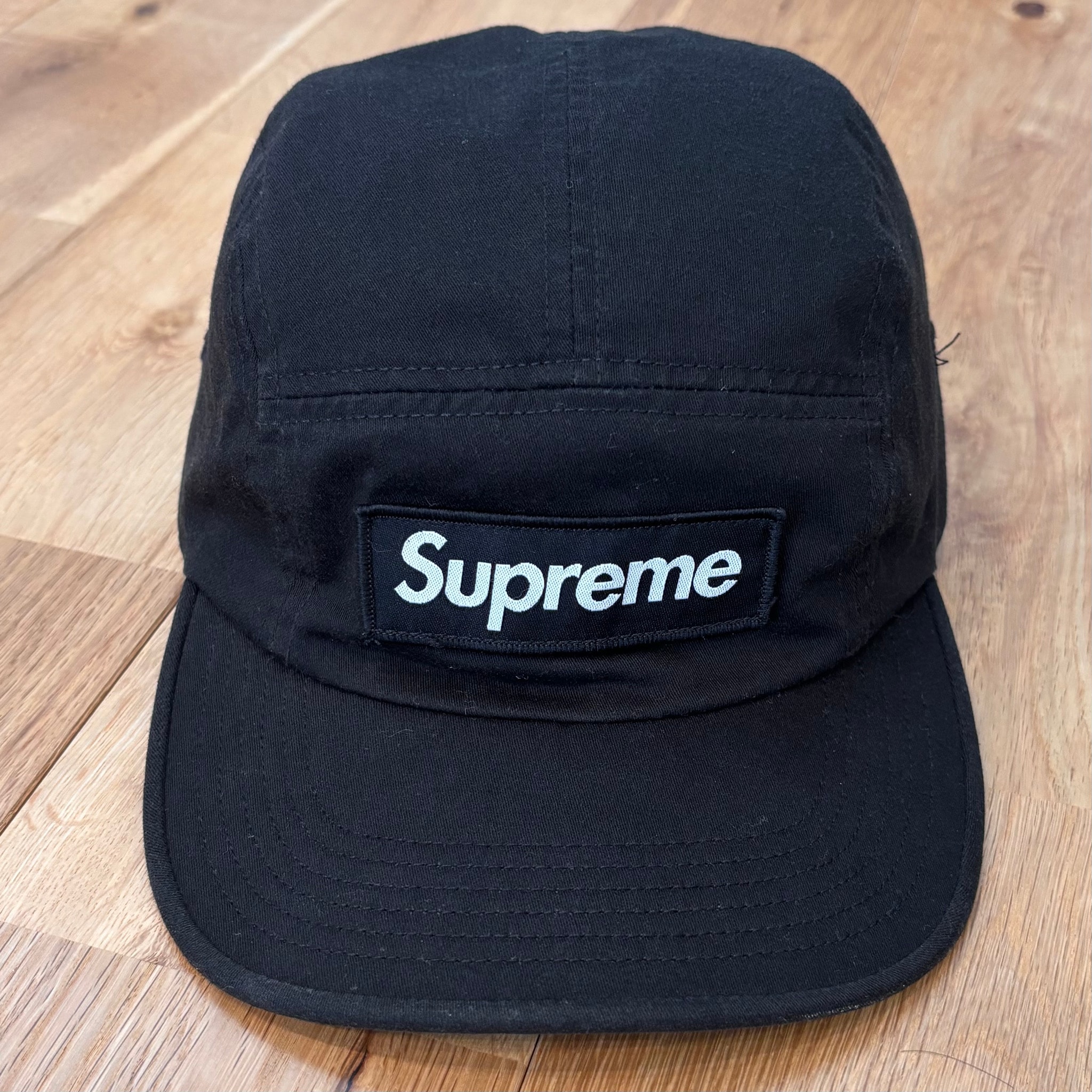 Supreme Military Camp Cap ブラック ボックスロゴ 黒 ミリタリー キャップ ボックスロゴ シュプリーム