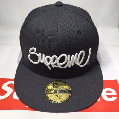 Supreme Handstyle New Era "Black"
