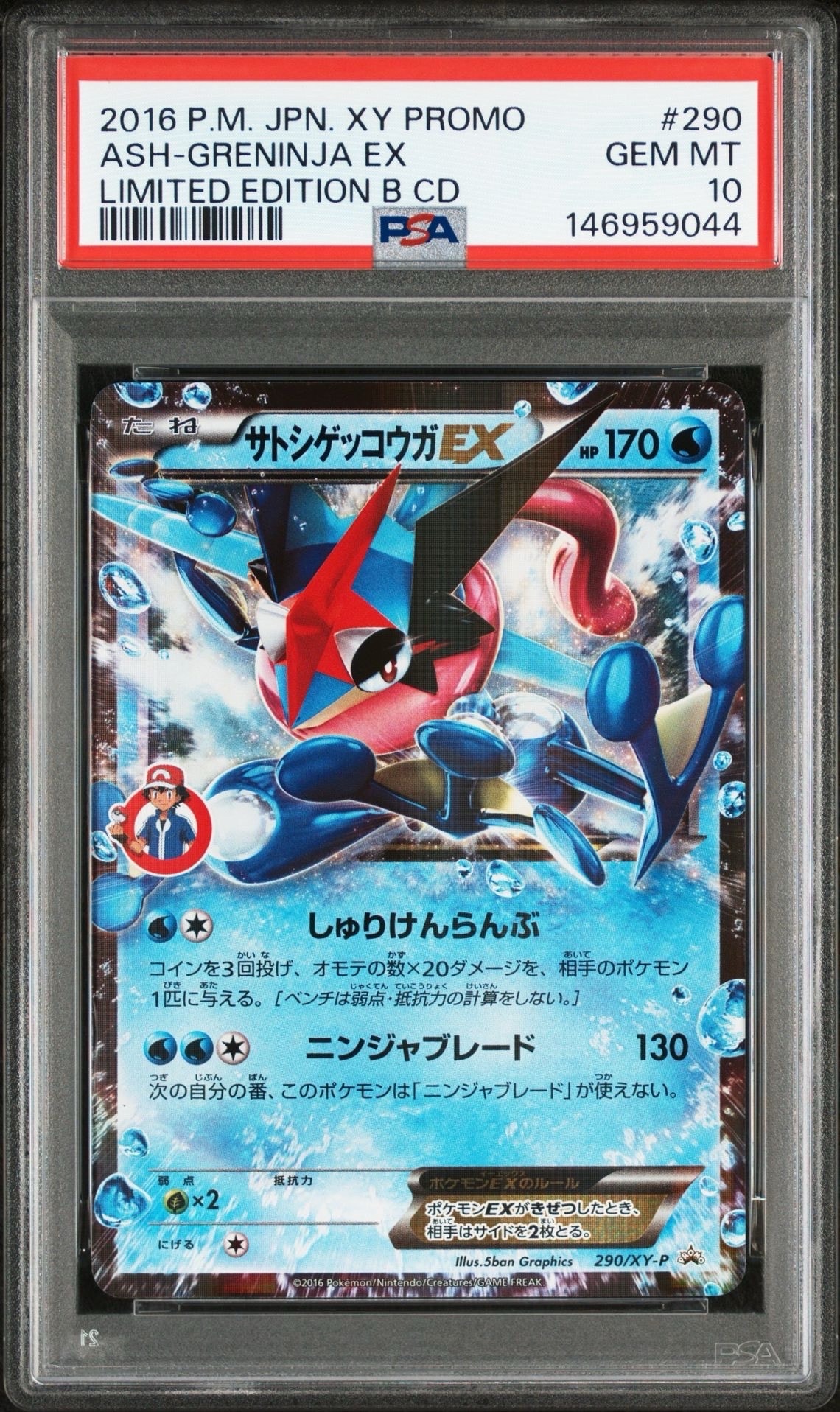 サトシゲッコウガEX: プロモ[XY-P 290/XY-P](プロモーションカード「XY