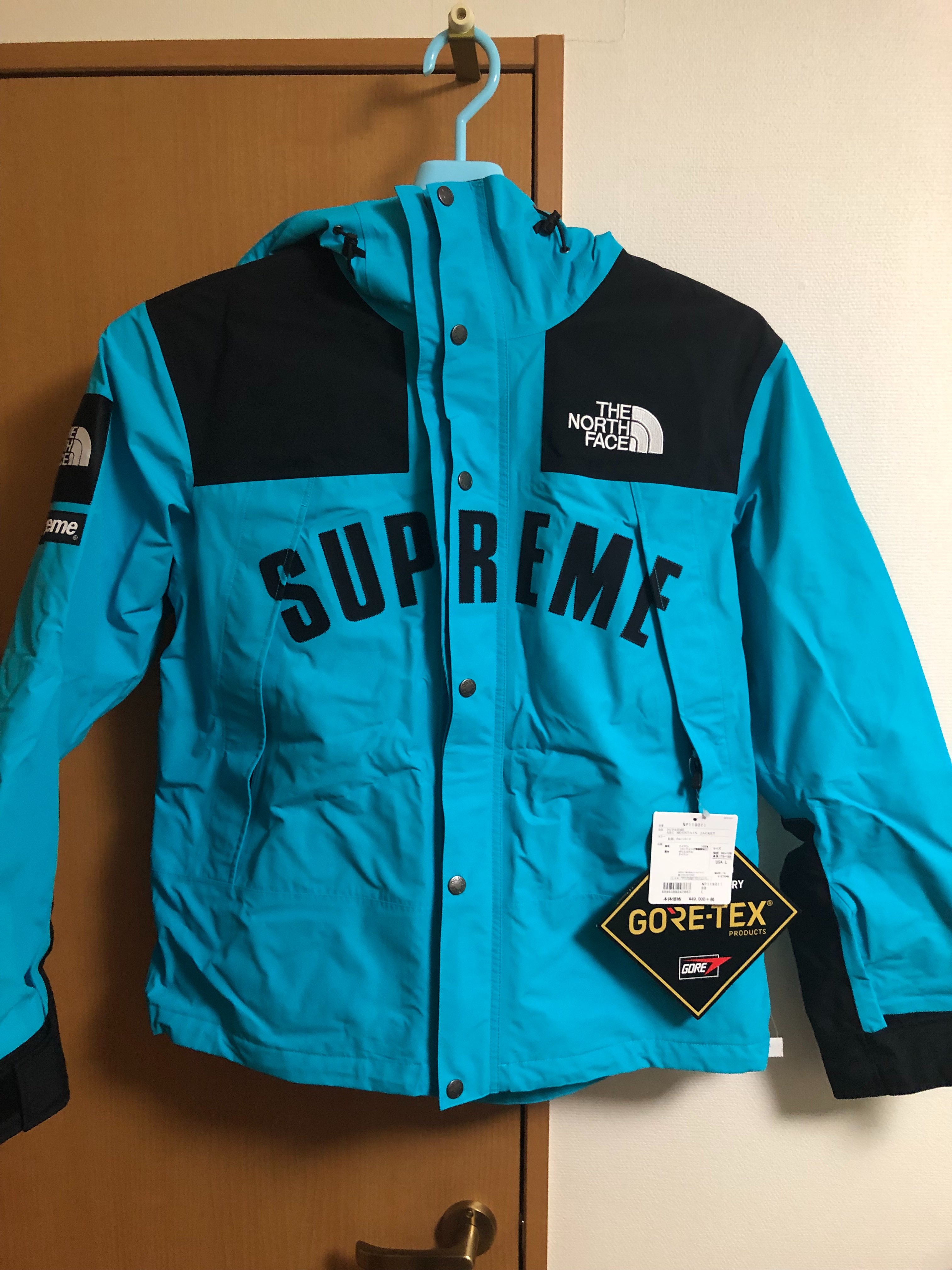 Supreme x The North Face Arc Logo Mountain Parka "Blue"