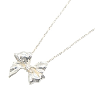 ティファニー TIFFANY&CO リボン ネックレス ネックレス ジュエリー シルバー925 レディース シルバー系 【中古】