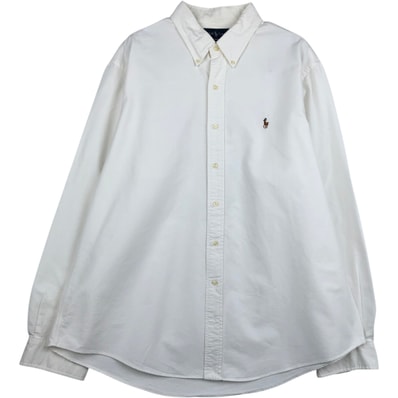 古着 ラルフローレン Ralph Lauren CUSTOM FIT 長袖 ボタンダウンシャツ メンズXXL相当/eaa628589