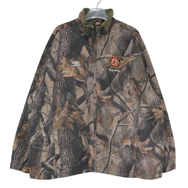 Supreme x Umbro Cotton Ripstop Track Jacket (26SS) "Realtree Hardwoods Camo"