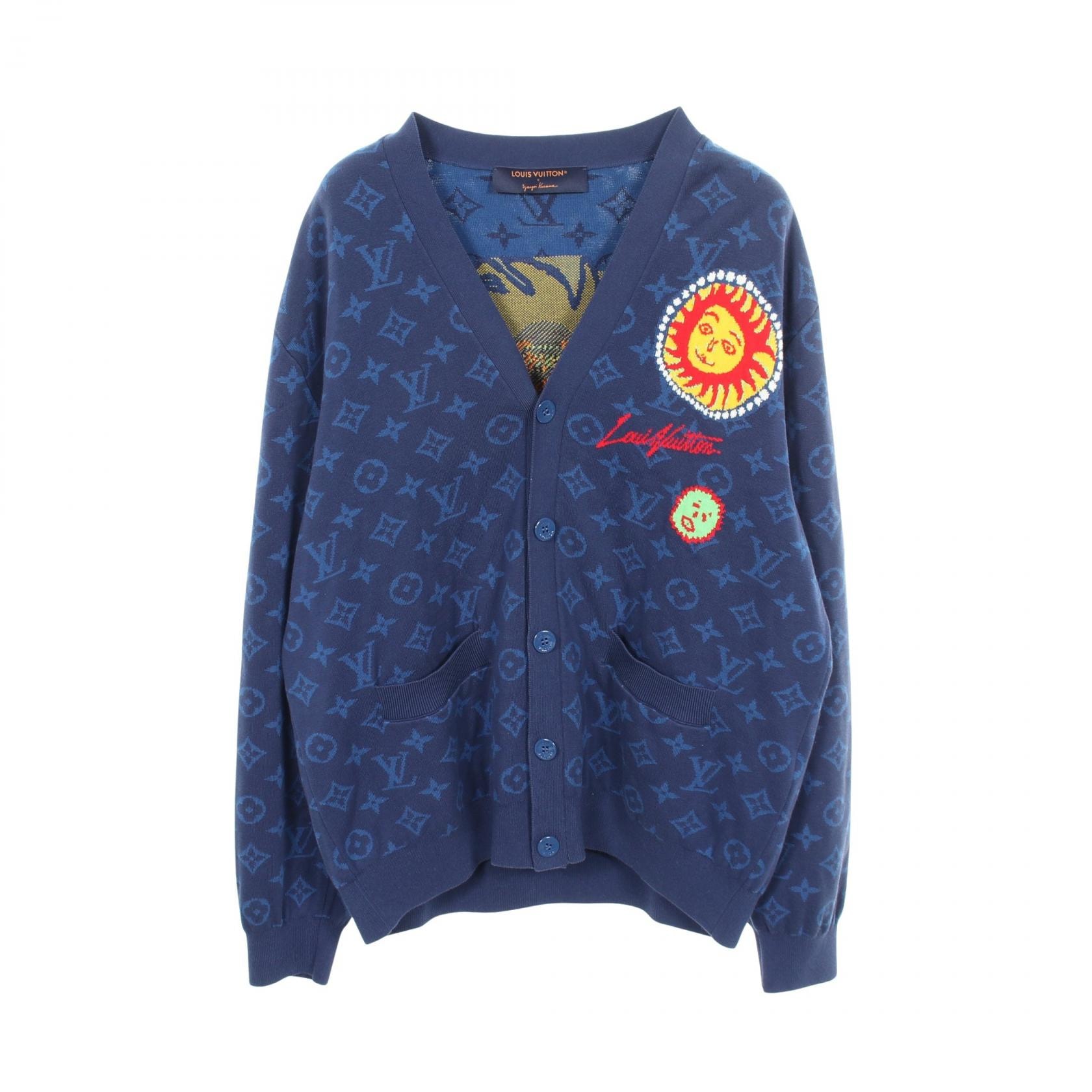 ルイ・ヴィトン LOUIS VUITTON LOUIS VUITTON × 草間彌生 カーディガン 衣料品 トップス コットン メンズ ブルー系 / マルチカラー RM232H ZLW HON39W 【中古】