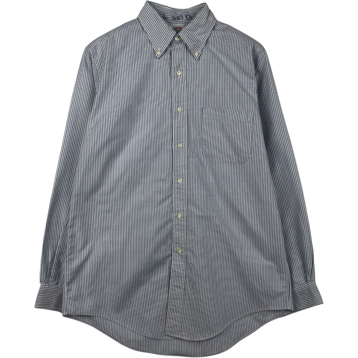 古着 ブルックスブラザーズ Brooks Brothers Est.1818 長袖 ボタンダウンストライプシャツ USA製 メンズM相当/eaa666216