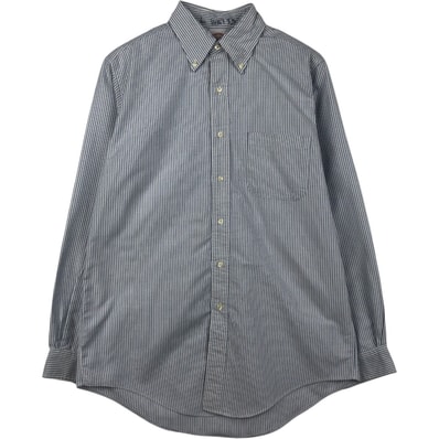 古着 ブルックスブラザーズ Brooks Brothers Est.1818 長袖 ボタンダウンストライプシャツ USA製 メンズM相当/eaa666216