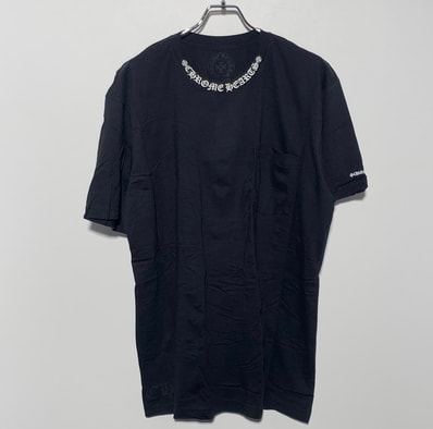 Chrome Hearts Neck Logo S/S T-Shirt "Black/White"