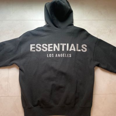 FEAR OF GOD ESSENTIALS Los Angeles 3M Pullover Hoodie "Black"