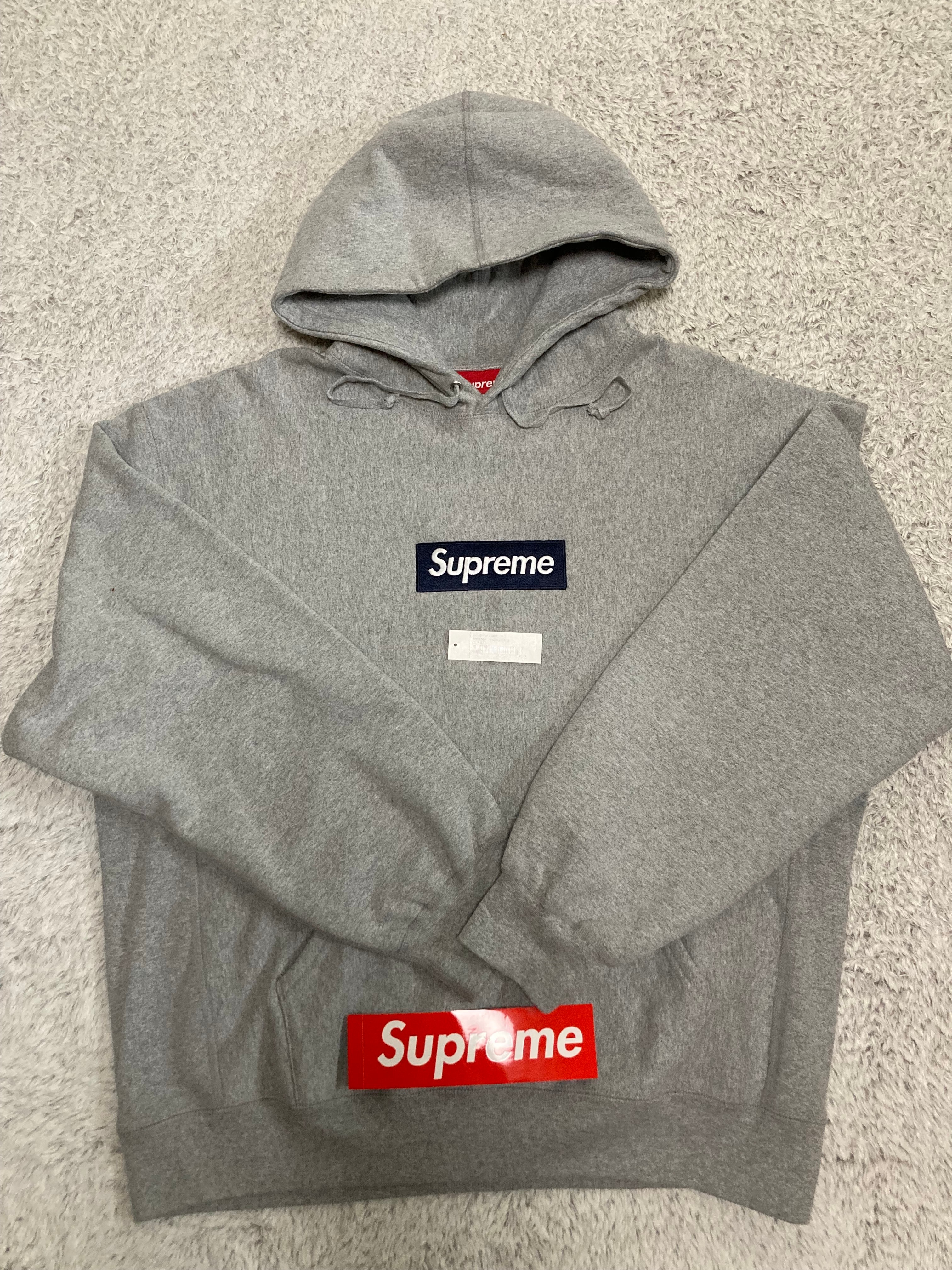Supreme Box Logo Hooded Sweatshirt (25FW) "Heather Grey"