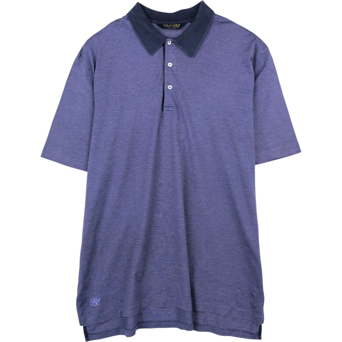 古着 ラルフローレン Ralph Lauren POLO GOLF ポロゴルフ 半袖 ボーダー ポロシャツ メンズXL相当/eaa620901