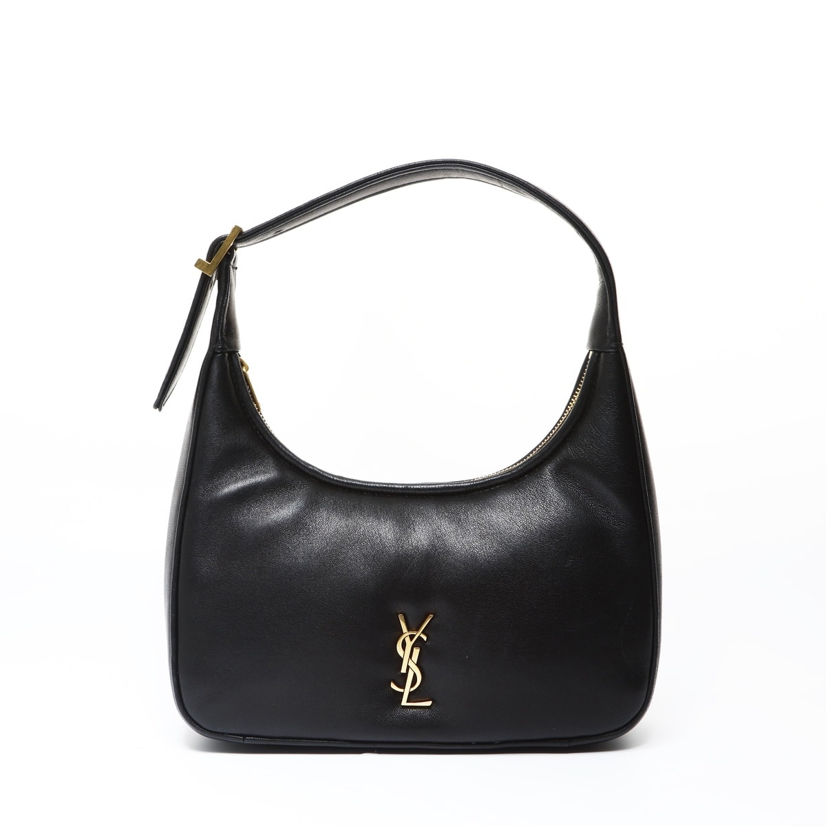 イヴ・サンローラン YSL ミニ カリプソ レザー ホーボー ショルダーバッグ【中古】