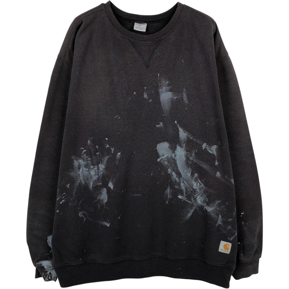 古着 カーハート Carhartt ペイント ワンポイントロゴスウェットシャツ トレーナー メンズXL相当/eaa670618