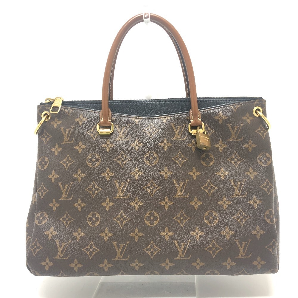 ルイヴィトン LOUIS VUITTON パラス M41064 モノグラム 2WAY ショルダーバッグ 斜め掛け 肩掛け ハンドバッグ モノグラムキャンバス ブラウン×ブラック