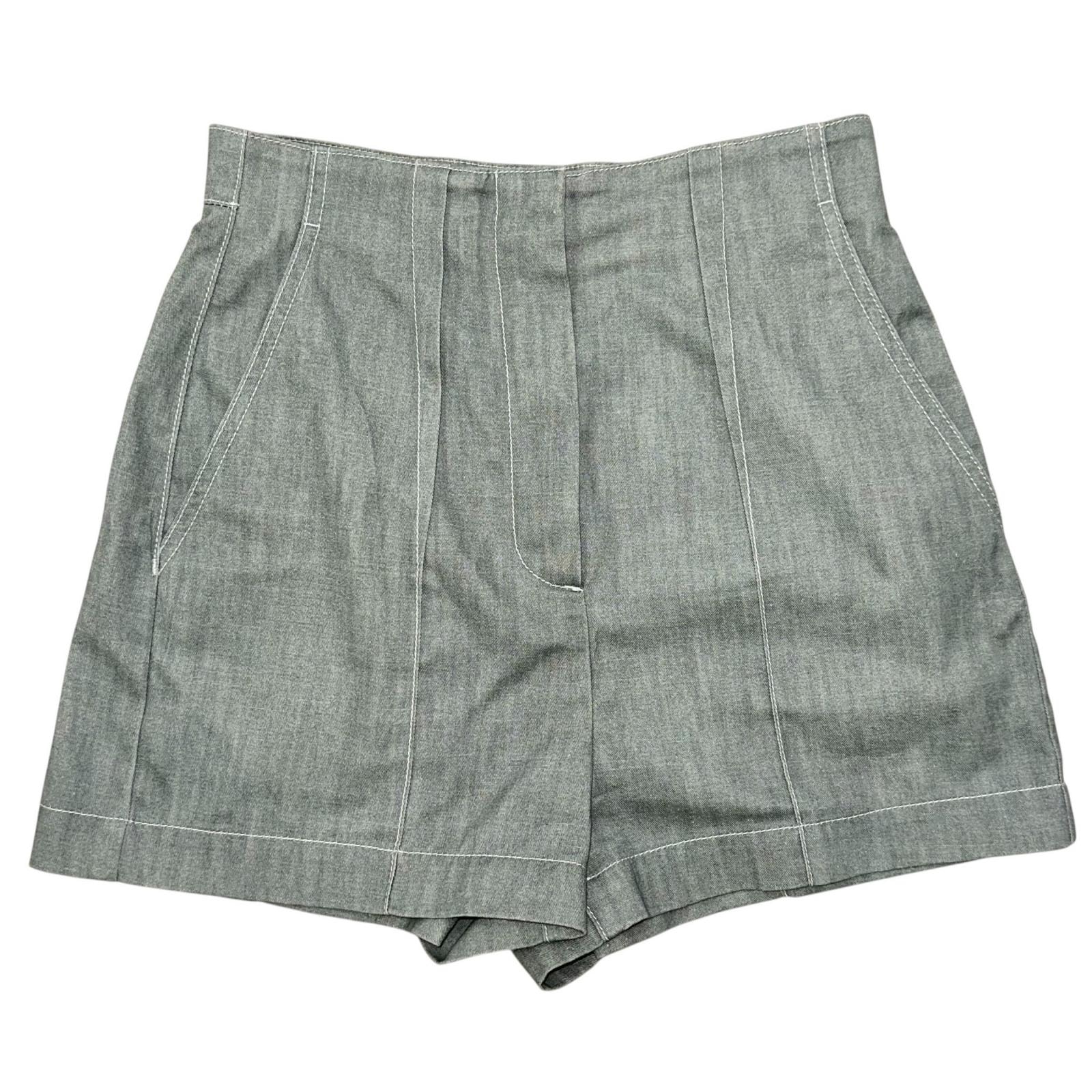 極美品 フェンディ ショートパンツ グレー レディース 38 FLP771