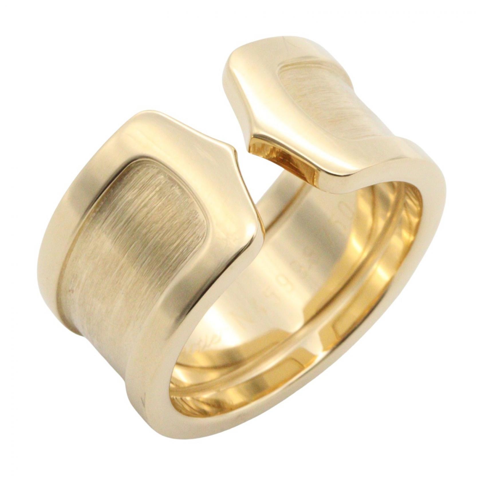 カルティエ CARTIER C2ワイド リング リング・指輪 ジュエリー K18(イエローゴールド) レディース ゴールド系 【中古】