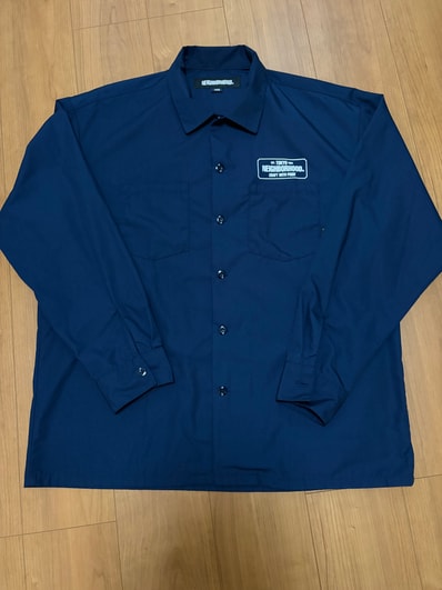 NEIGHBORHOOD Classic Work Shirt LS "Navy"