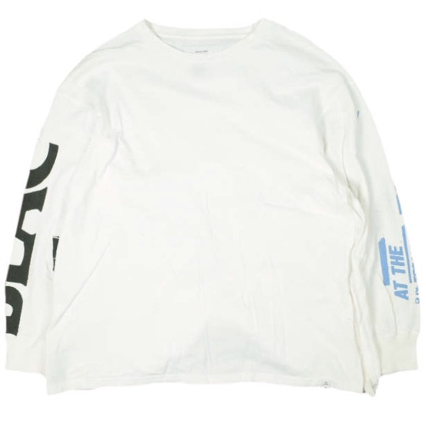 FACETASM x Ray BEAMS ファセッタズム レイビームス 別注 日本製 プリントロングT トップス RBS-TEE-W01 1(ONE SIZE) WHITE 長袖 ロングスリーブTシャツ トップス g13821