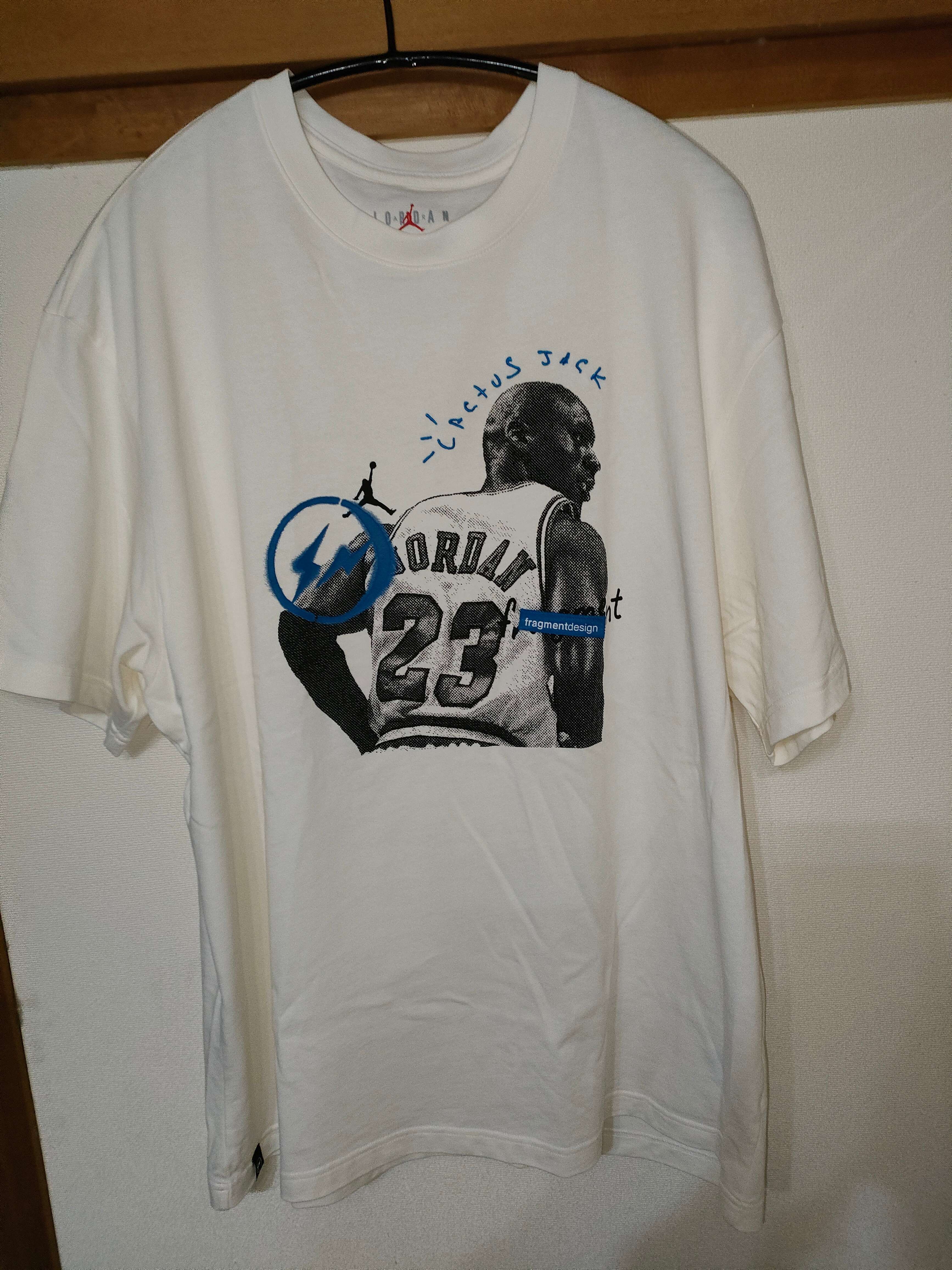 Air Jordan Travis Scott Fragment Tee "White"