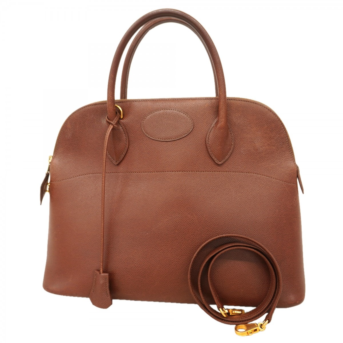 【6dc2685】エルメス ハンドバッグ ボリード35 クシュベル ブラウン ゴールド金具 ○Y刻印 2wayバッグ【中古】レディース
