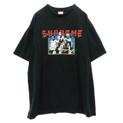 Supreme シュプリーム Tシャツ 09SS Slum Kids Tee スラムキッズ 半袖Tシャツ ブラック系 L【中古】
