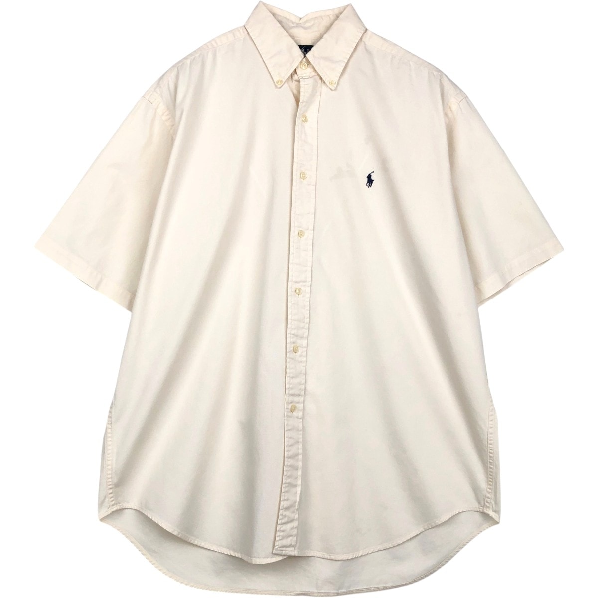 古着 ラルフローレン Ralph Lauren BLAKE 半袖 ボタンダウンシャツ メンズL相当/eaa654794