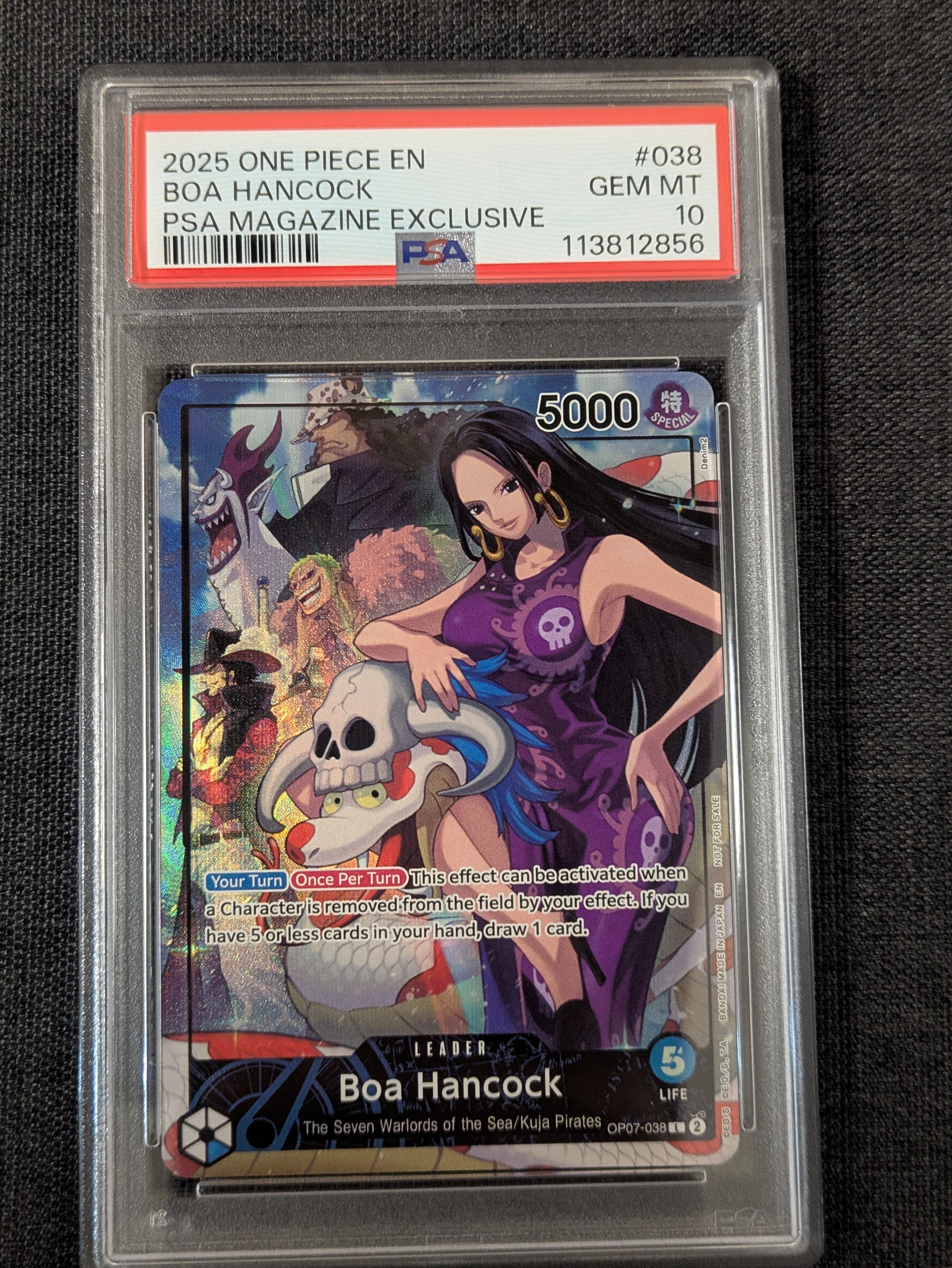 ボア・ハンコック L [OP07-038]【英語版】(PSA限定コラボプロモカード)