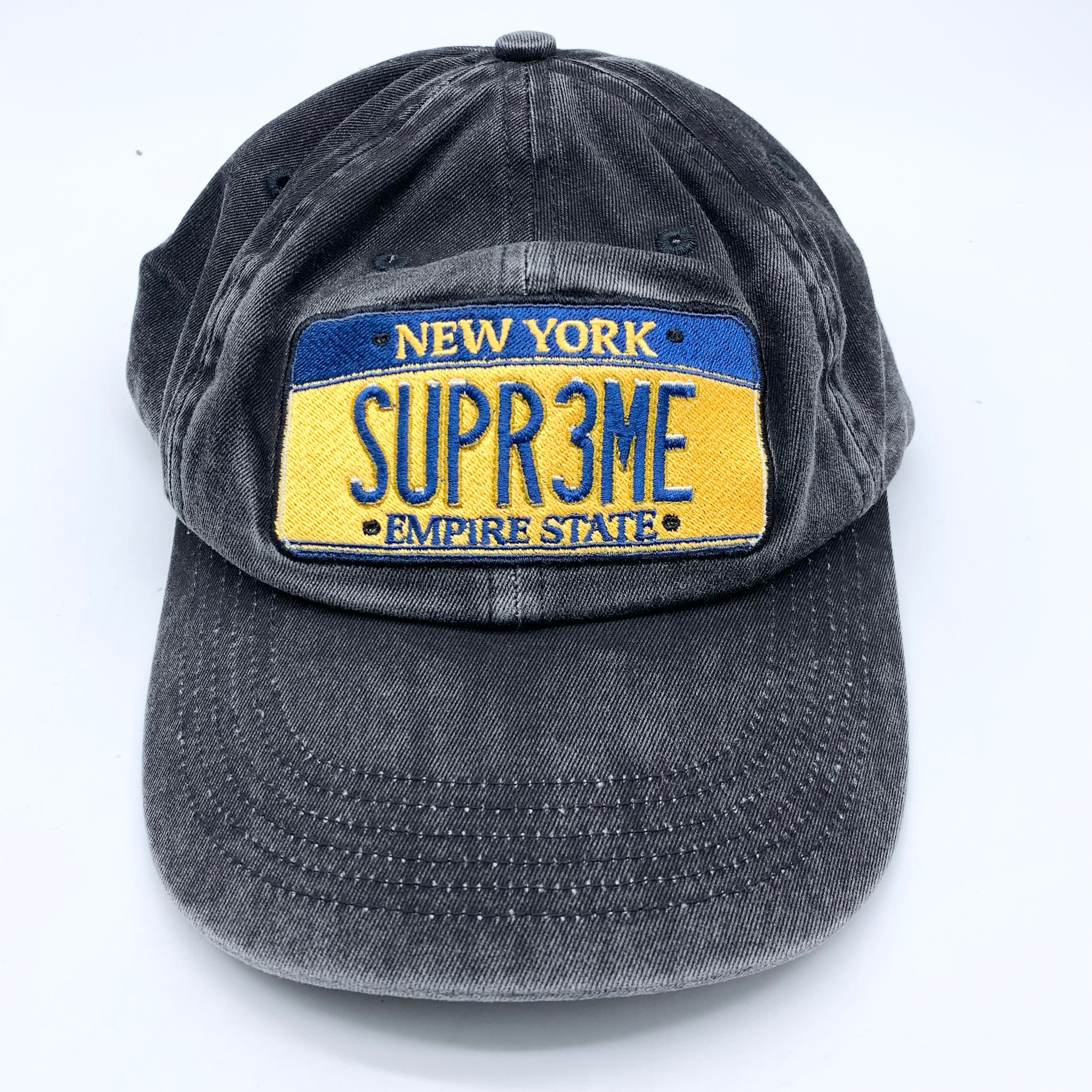 Supreme License Plate 6-Panel "Black"
