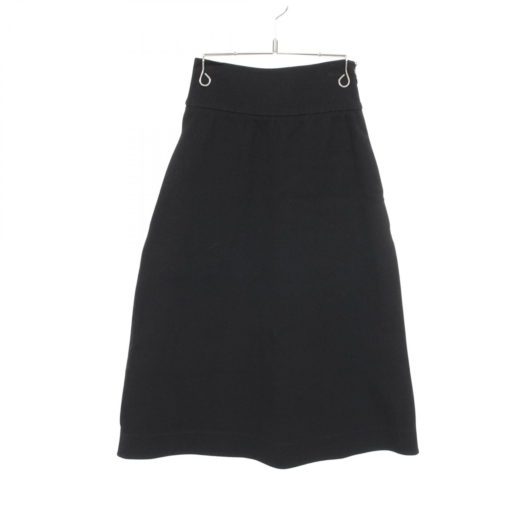 ジルサンダー JIL SANDER スカート 衣料品 ボトムス レーヨン コットン レディース ブラック系 【中古】