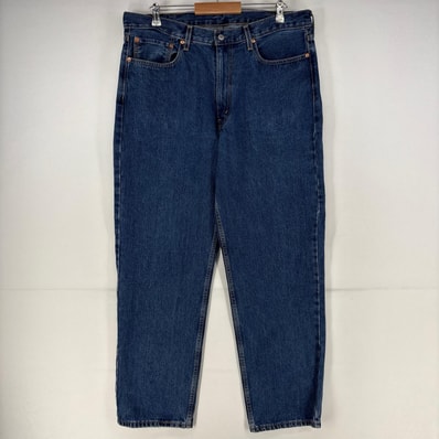 古着 リーバイス Levi's デニム パンツ 5ポケット 550 テーパード ジップ バギー 大きいサイズ w38 L32 ブルー メンズ