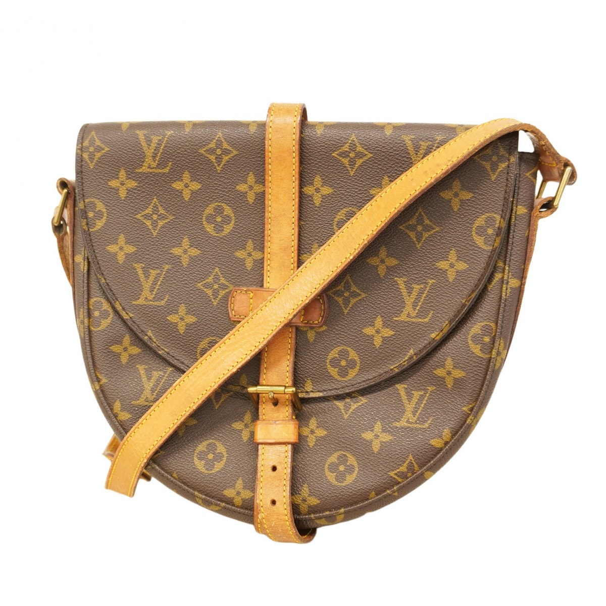 【6cd4662】ルイヴィトン ショルダーバッグ モノグラム シャンティGM M51232 ブラウン【中古】レディース